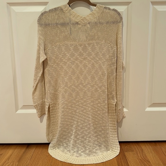 NWT LF Millau Cream Hi/Low Sweater - Picture 5 of 8
